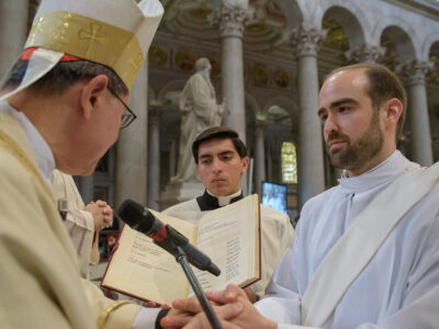 New Priest Father Andrew Torrey with the Legionaries of Christ.